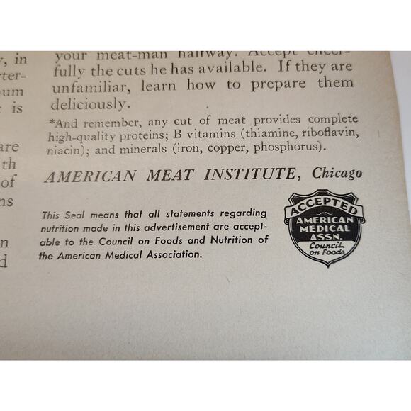 1943 Meat Ashore Print Ad Crates Canned Meat Wartime Food Supply 1940s Ephemera - Picture 7 of 7